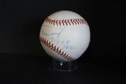 Luis Tiant Semnat Baseball Autograph Auto PSA/ADN AM48779 - Baseballs autografate