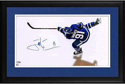 John Tavares Toronto Maple Leafs Framed Autographed 10 x 18 Fotografie deasupra - #91 a unei ediții limitate de 91 - Fotografii NHL autografate