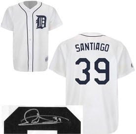 Ramon Santiago Autografat Detroit Tigers Jersey