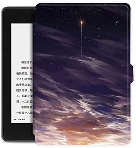 Husă pentru Kindle Paperwhite de 6, Husă inteligentă TPU sigură pentru apă, cu somn/trezire automată pentru Kindle Paperwhite 2018 EReader, Sky