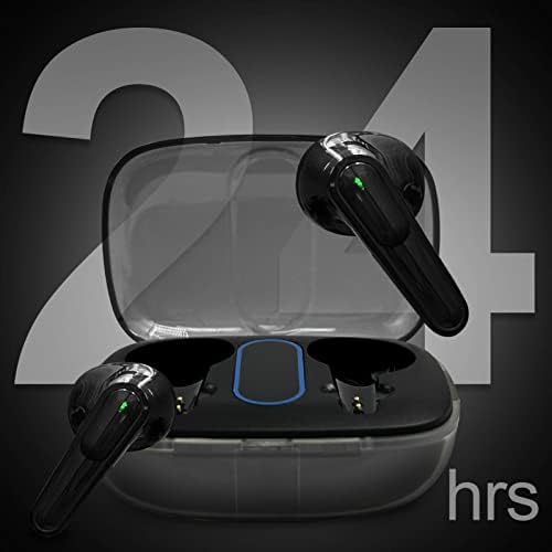Pro 70 Black Trueless Wireless Earbuds Bluetooth 5.3 căști wireless cu microfon, IPX7 IPURAFE, CASE CASE Afișat LED, căști