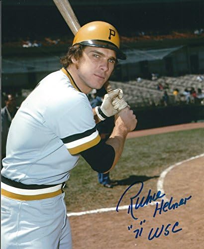 Autografat Richie Hebner 8x10 Pittsburgh Pirates Photo