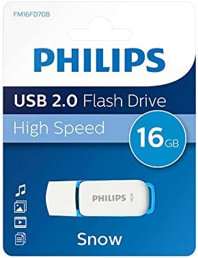Philips 16 GB Flash Drive, Snow Edition USB 2.0 - Alb/Albastru