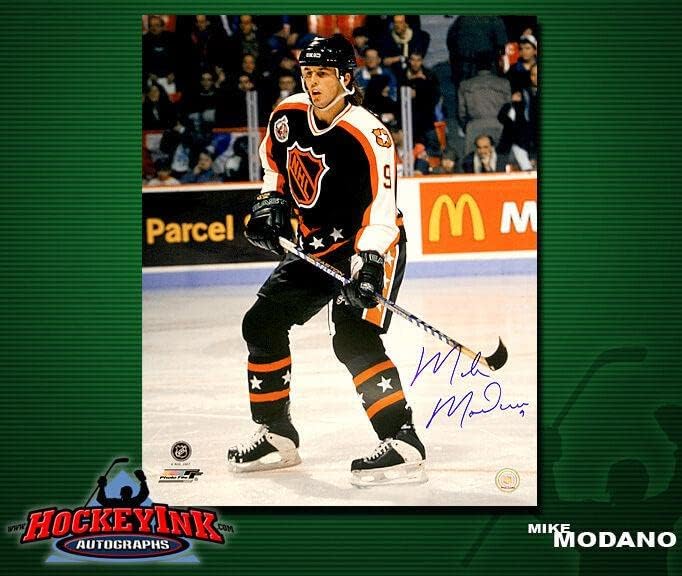 Mike Modano a semnat All -Star 16x20 Foto -77171 -Fotografii NHL autografate