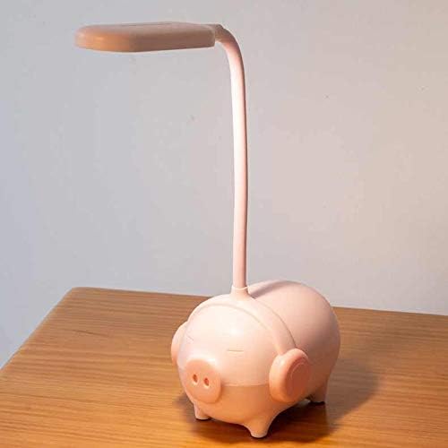 Guocc modern desen animat modern drăguț lampă de birou de porc lampa de birou slabă, lampă de birou fără strobosi, fără strobosi,