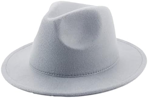 Ynnolove Kids Kids Classic Brim Brim Fedora pălărie pentru copii Fete fete Felt Panama Cap