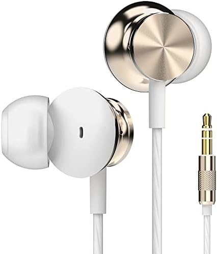 Betron BS10 Căști cu fir în ureche căști căști bas puternic zgomot izolarea ureche muguri 3.5 mm jack Tangle-Free Cord compatibil cu tableta Laptop iPhone iPad smartphone-uri
