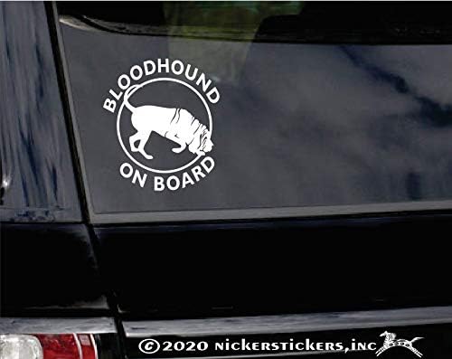 Bloodhound la bord ~ ​​Bloodhound Vinyl Window autocolant automat