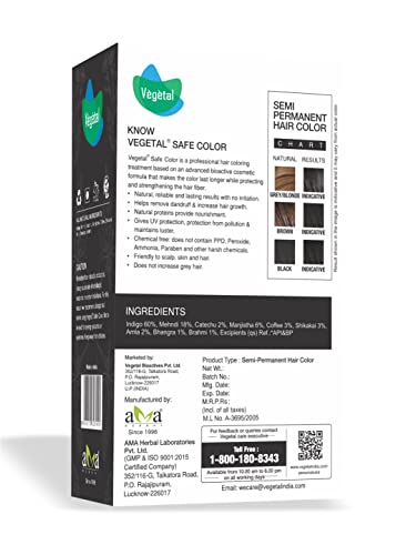 Culoarea părului Vegetal sigur-negru moale 50gm-certificat Organic chimic și fără alergii culoare naturală Bio a părului fără
