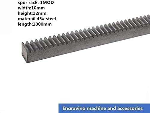 ZHENGGUIFANG ZGF-BR Spur Gear Rack dimensiune Standard pentru M1-10x12 lungime 1000mm Rack Precision Rack CNC Machine