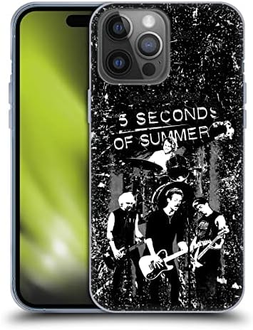 Head Case Designs au licențiat oficial 5 secunde de vară Live Grey Group Photo Montage Moale Gel Case compatibile cu Apple iPhone 14 Pro Max