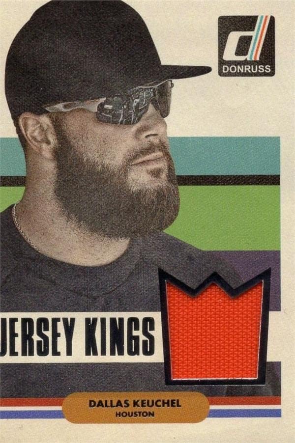 Player Dallas Keuchel Worn Jersey Patch Baseball Card 2018 Panini Donruss Jersey Kings 14 - MLB Game folosit tricouri
