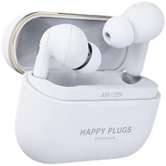 Happy Dlugs Air 1 Zen - Fashion & Premium True Wireless In -Earbuds - 30 de ore Durată de viață a bateriei - Anulare a zgomotului pasiv - Alb