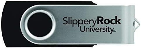LXG, Inc. Universitatea Slippery Rock -8 GB 2.0 USB Flash Drive -Black -Black