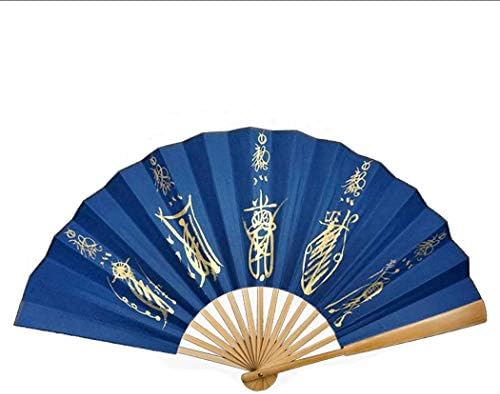 Fan chinezesc Oggo, fanul clasic de mătase din mătase de bambus, fani de mână cu ciucuri și cutie cadou pentru dans, nuntă,
