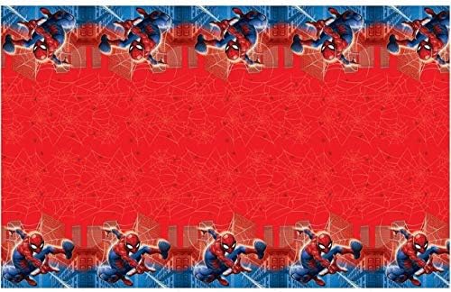 Unic Spider-Man dreptunghiular capac de masă din Plastic | 54& 34; x 84& 34; / 1 buc