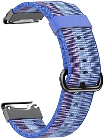VBWVA 22mm Nylon Watchband pentru Garmin Fenix ​​6 6x Pro Wristband Strap Fenix ​​5 5plus 935 S60 Quatix5 Rapid Rapid SmartWatch