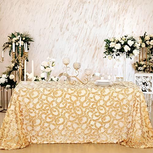 B-COOL fata de masa de partid de aur Sequin tabelul Cover aur Glitter fata de masa de nunta Shimmer fata de masa pentru Baby