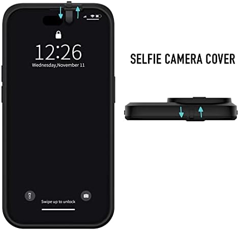 Spy-Fy iPhone 14 Pro cu acoperire cu camere foto față și spate | Protejați -vă iPhone -ul și confidențialitatea | Dovada picăturii