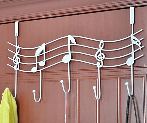 Tesoon Over the Door Music Hanger Rack - cuier decorativ de metal pentru casă