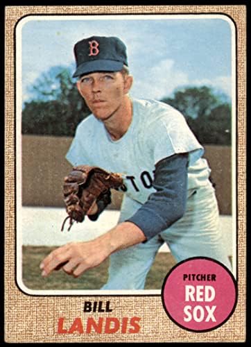1968 Topps 189 A Bill Landis Boston Red Sox Good Red Sox