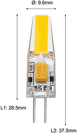 G4 LED Dimmable bec, 1.5 W rece alb 6000K, 10-30Watts halogen bec de înlocuire, JC G4 Bi Pin bec 4-Pack
