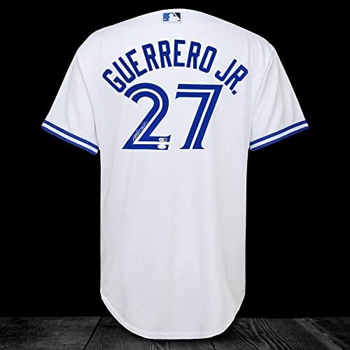 Vladimir Guerrero Jr. Toronto Blue Jays Replica oficială maiestuoasă pentru casă autografată Jersey JSA COA - tricouri autografate