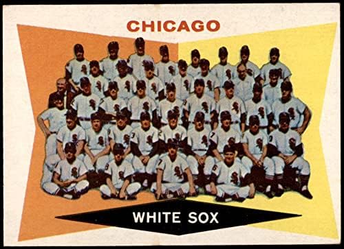 1960 Topps 208 Lista de verificare a echipei White Sox Chicago White Sox VG/Ex White Sox