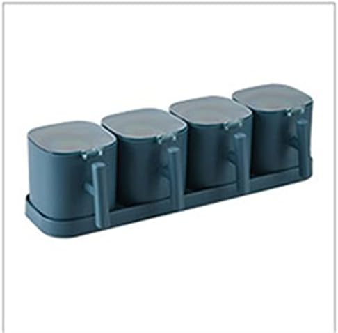N/A Continderoane de condiment Controalează Rack Storage Storage Box Set Distribuitor Set de 4 grile (Culoare: C, Dimensiune