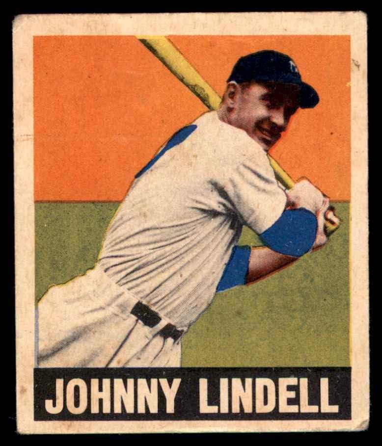 1948 LEAF 82 Johnny Lindell New York Yankees VG Yankees