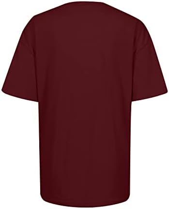 Cămașă bluză Crewneck de toamnă de vară pentru Femei Cu mânecă scurtă 2023 îmbrăcăminte La Modă bumbac grafic amuzant bluză