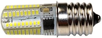 Hqrp 2-Pack 110V E17 bază silicon cristal Dimmable LED Becuri alb cald compatibil cu Bosch HMV9305 - 01 / 25t8n / 423878 înlocuire