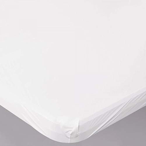 Creative Converting Plain Classic White Stay Put Tablecover, 0.1x72x29inc