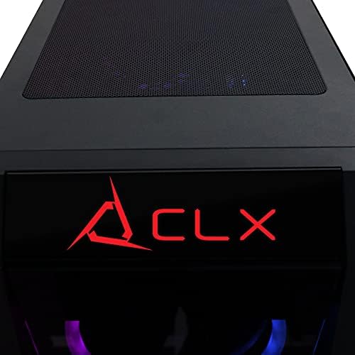 CLX Set Gaming Desktop-AMD RYZEN RYZEN 7 5800X 3,8 GHZ 8-nucleu, 32 GB DDR4 Memorie, Radeon RX 6700 XT 12GB GDDR6 Grafică, 500 GB SSD, 4TB HDD, WiFi, Windows 11 Home 64-Bit, Negru, negru
