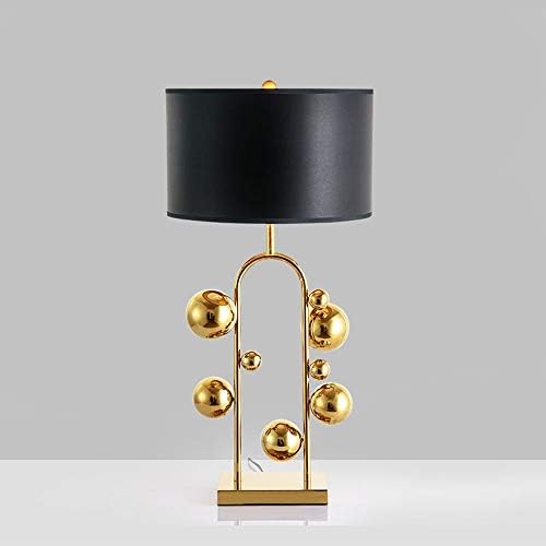 Zhyh de înaltă calitate Lămpi de masă auriu calde simple, retro creativă în stil american iluminat pentru dormitor foaier hoteluri
