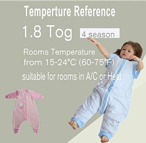 Bloomstar pentru bebeluși pătură purtabilă cu picior de bumbac pentru bebeluși saci de somn plimbă cu copii de dormit pentru