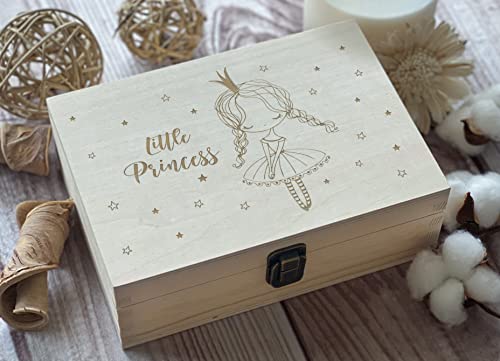 Baby Keepsake Box Girl Fata Prințesa cutia de memorie pentru copii pentru copii cadou fetițe fete fetițe cutii de bijuterii
