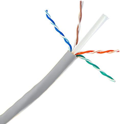 Cablu Ethernet UTP ACCL 1000ft CAT6, solid, tracțiune, gri, 1pk