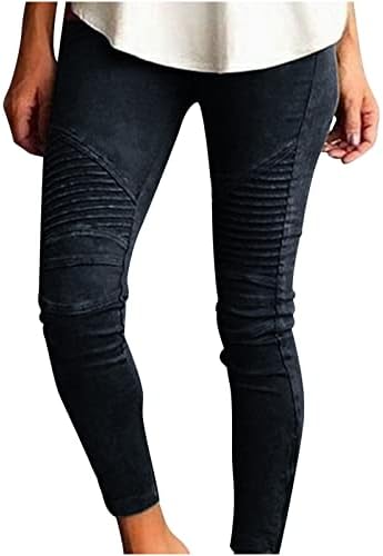 Zquehuo plus leggini de mărime pentru femei controlul burtei întinse pantaloni de pantaloni de compresie solidă pantaloni de