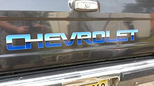 Chevy - Blue Polished - Decalitatea ferestrei de hayon de parbriz - Silverado Duramax Z71 C10 Blazer Colorado S10