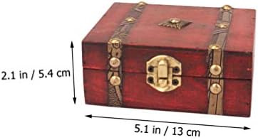 Coșuri de depozitare coșuri de cabilock Cutie Chest Cutie din lemn Keepsake comoră cu piept cutii de depozitare cutia de depozitare