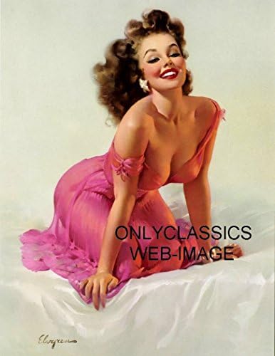 OnlyClassics '55 Ravishing Sexy Glamour Girl Mimi Elvgren 8.5x11 Imprimare busty pinup Cheesecake