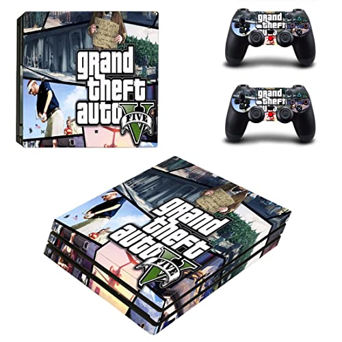 Pentru disc PS5 - Grand GTA Furt și autocolant de piele PS4 sau PS5 PS5 pentru PlayStation 4 sau 5 Consola și controlere Decal